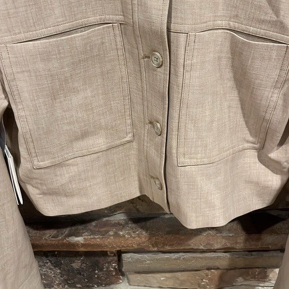 Wilfred Little Cropped Heather Oat Beige Jacket - Picture 3 of 9